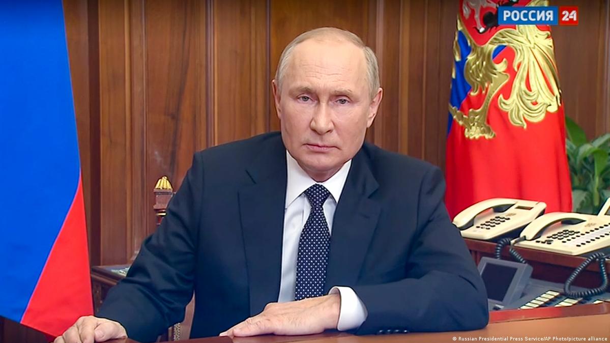 Путин объявляет мобилизацию в РФ 21.09.2022 Путин объявил о частичной мобилизации в РФ